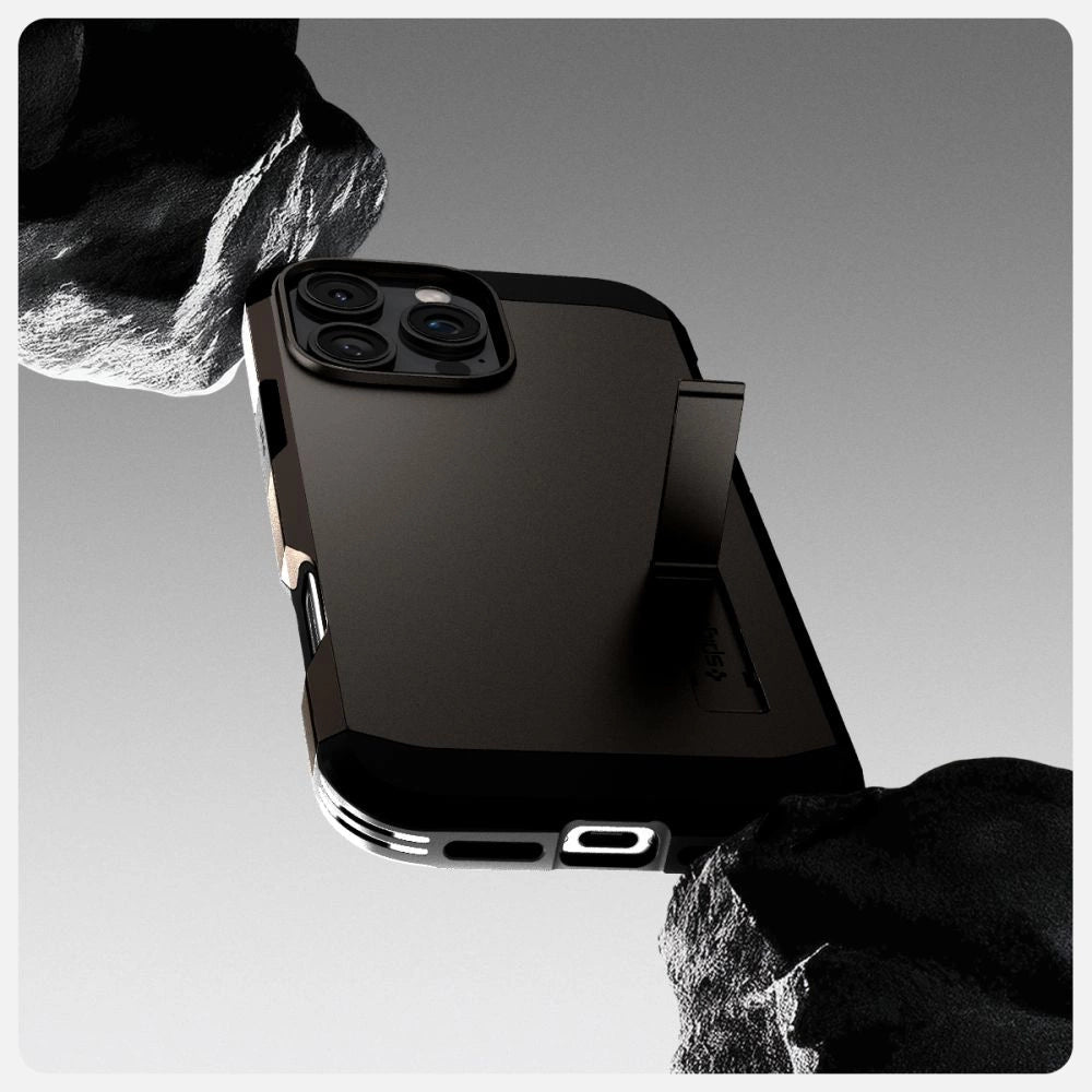 Spigen Tough Armor MagSafe Case with Stand for iPhone 16 Pro Max - Gunmetal_7