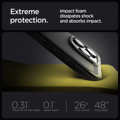 Spigen Rugged Armor MagSafe Case for iPhone 16 Pro Max - Black_10