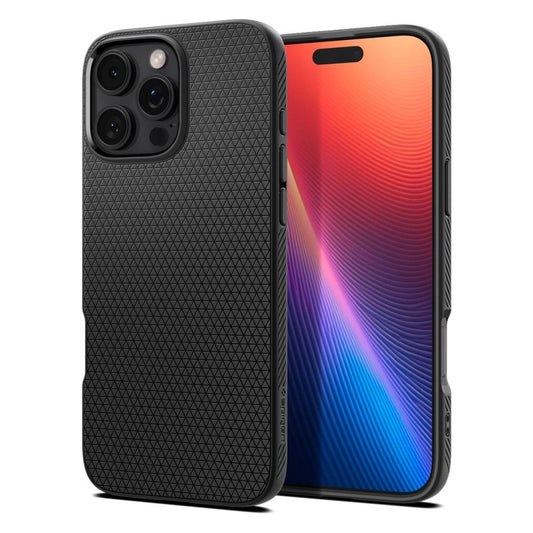 Spigen Liquid Air Case for iPhone 16 Pro Max - Black_0