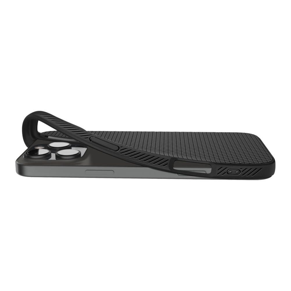 Spigen Liquid Air Case for iPhone 16 Pro Max - Black_6