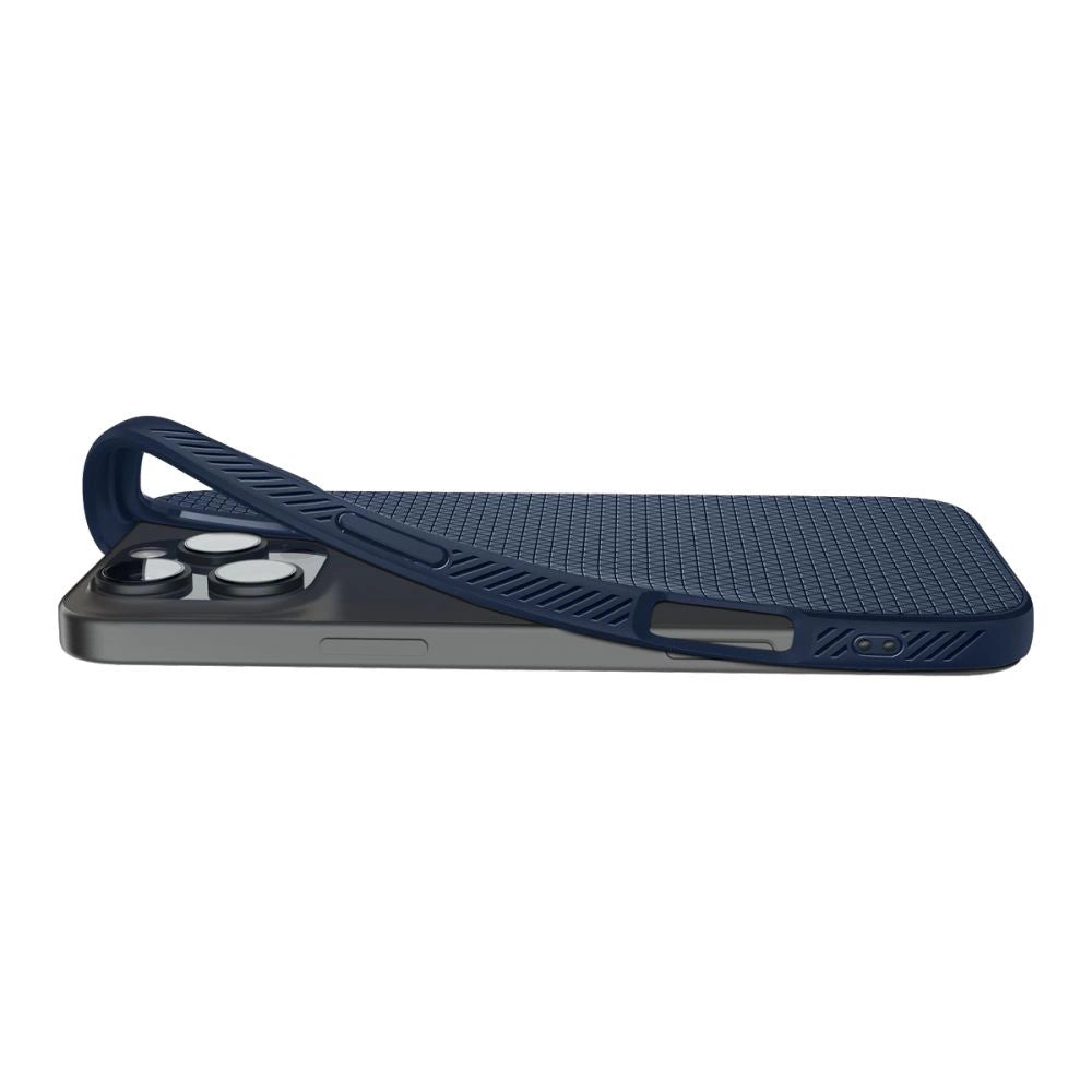 Spigen Liquid Air Case for iPhone 16 Pro Max - Blue_6