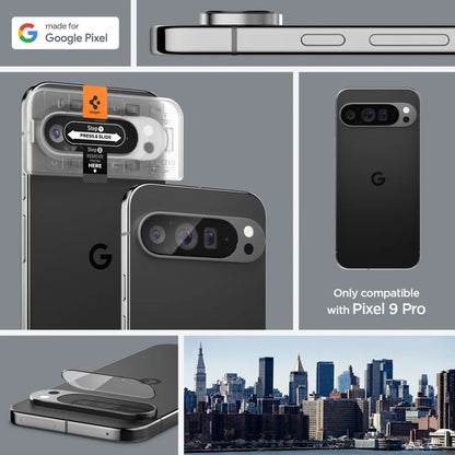 Spigen Optik.tR Ez Fit Tempered Glass Camera Screen Protector for Google Pixel 9 Pro (2-Pack)_10