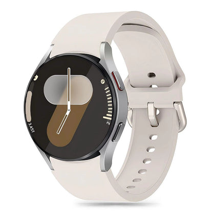 Tech-Protect Silicone Strap for Samsung Galaxy Watch 4 / 5 / 5 Pro / 6 / 7 / FE - Beige_0
