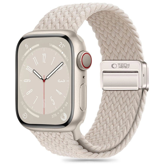 Tech-Protect Nylonmag Strap for Apple Watch 4 / 5 / 6 / 7 / 8 / 9 / SE (38 / 40 / 41 mm) - Beige_0