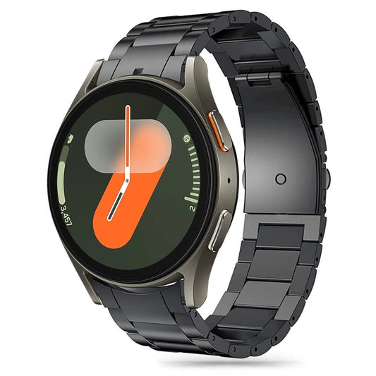 Tech-Protect Stainless Strap for Samsung Galaxy Watch 4 / 5 / 5 Pro / 6 / 7 / FE - Black_0