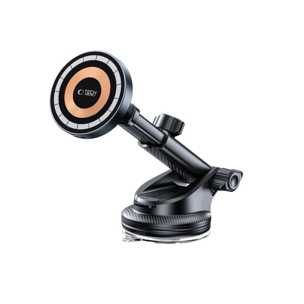 Tech-Protect MM15W MagSafe Car Holder with 15W Inductive Charger for Air Vent and Dashboard - Black_2