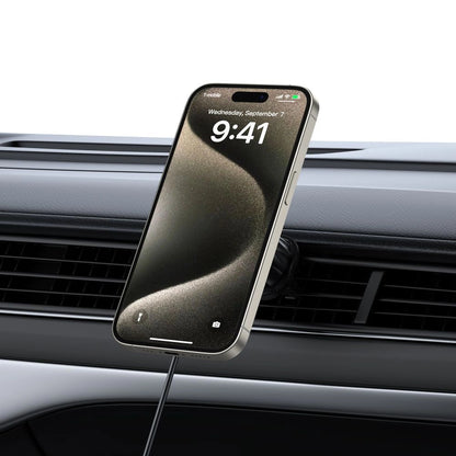 Tech-Protect MM15W MagSafe Car Holder with 15W Inductive Charger for Air Vent and Dashboard - Black_6