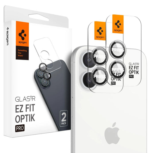 Spigen Glas.tR EZ Fit Optik Pro tempered glass for iPhone 16 Plus camera (2 pcs.)_0