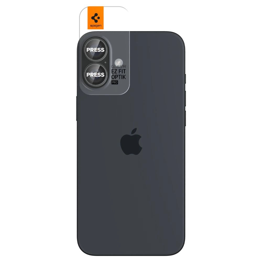 Spigen Glas.tR EZ Fit Optik Pro tempered glass for iPhone 16 Plus camera (2 pcs.)_1