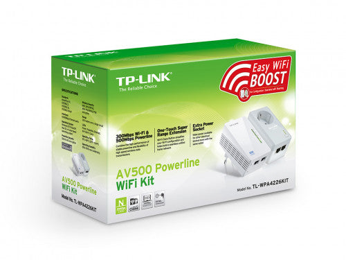 TP-LINK KIT POWERLINE WI-FI AV600, QUALCOMM, 300MBPS EN 2.4GHZ, 600MBPS POWERLINE, HOMEPLUG AV, 2 PUERTOS 10/100MBPS, WI-FI CLONE, TWIN PACK ( 1* TL-PA4020P & 1* (TL-WPA4220)_2