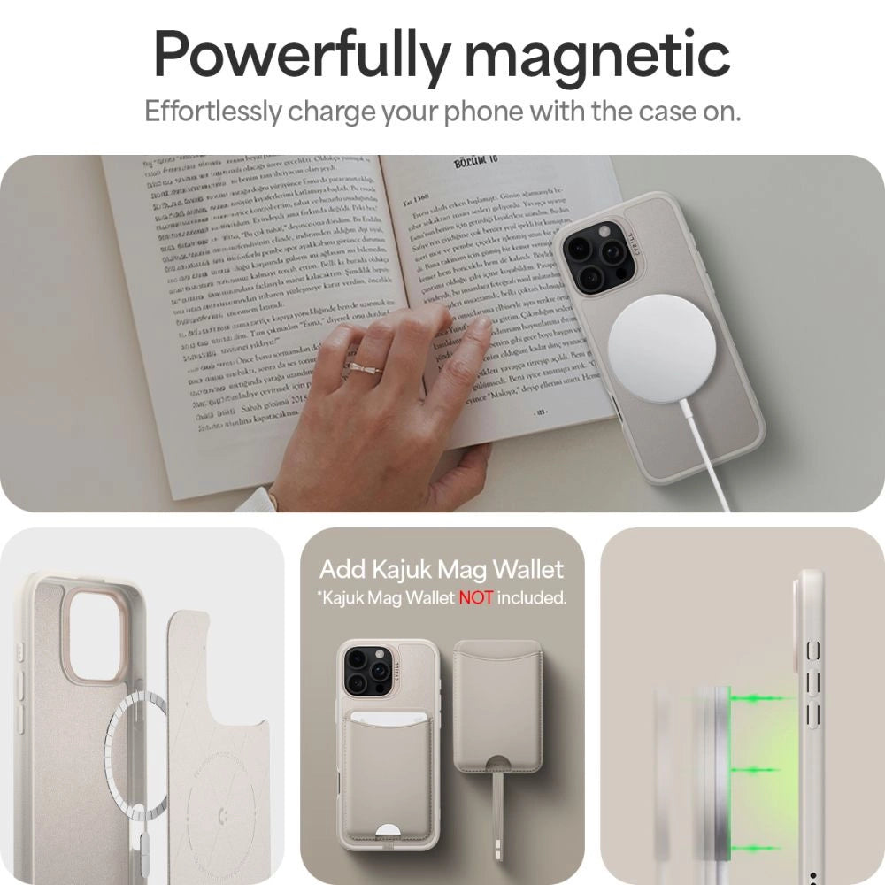 Spigen Cyrill Kajuk MagSafe iPhone 16 Pro Max Case - Beige_12