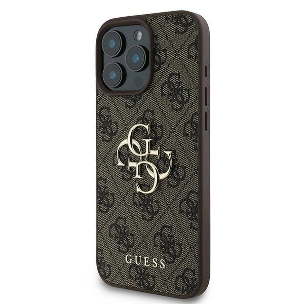 Guess 4G Big Logo iPhone 16 Pro Case - Brown_1