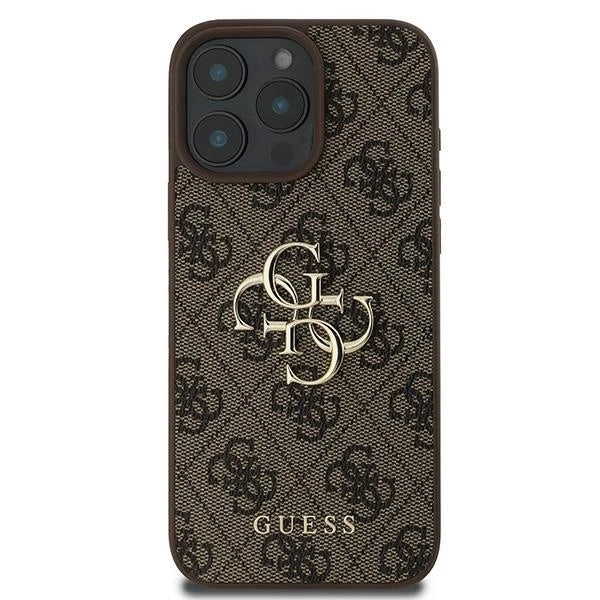 Guess 4G Big Logo iPhone 16 Pro Case - Brown_2