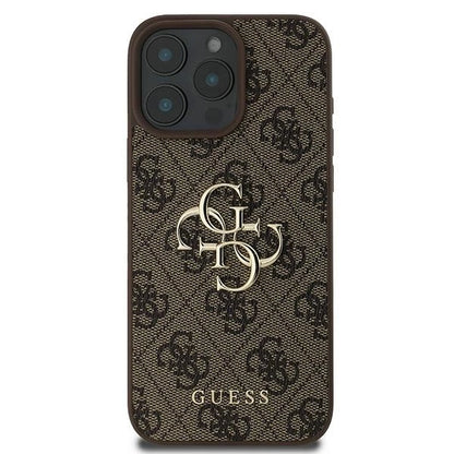 Guess 4G Big Logo iPhone 16 Pro Case - Brown_2