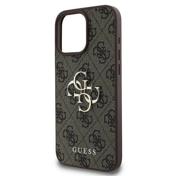 Guess 4G Big Logo iPhone 16 Pro Case - Brown_5