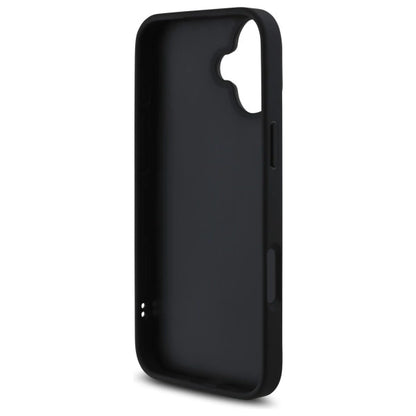 Guess Quilted Metal Logo iPhone 16 Plus Case - Black_6
