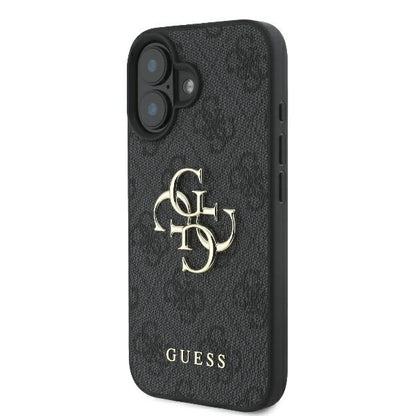 Guess 4G Big Logo iPhone 16 Case - Black_1