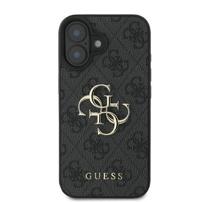 Guess 4G Big Logo iPhone 16 Case - Black_2