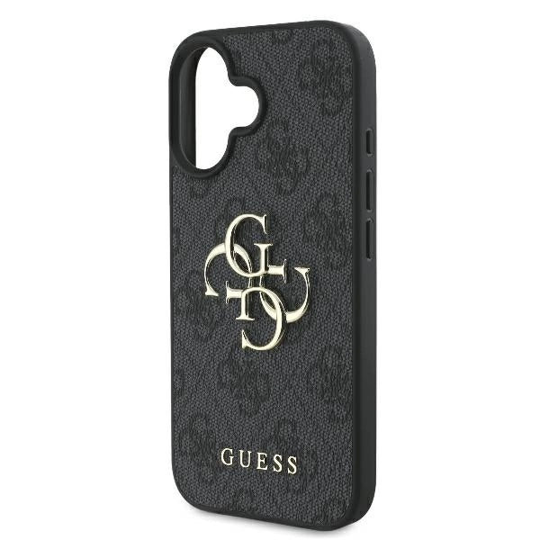 Guess 4G Big Logo iPhone 16 Case - Black_5