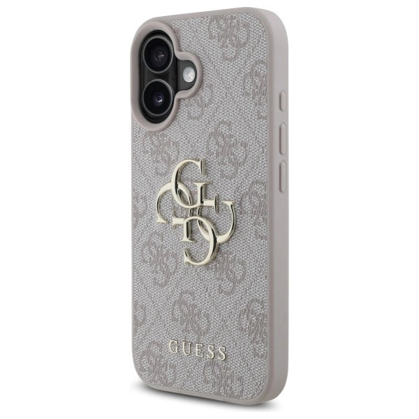 Guess 4G Big Logo iPhone 16 Case - Pink_1