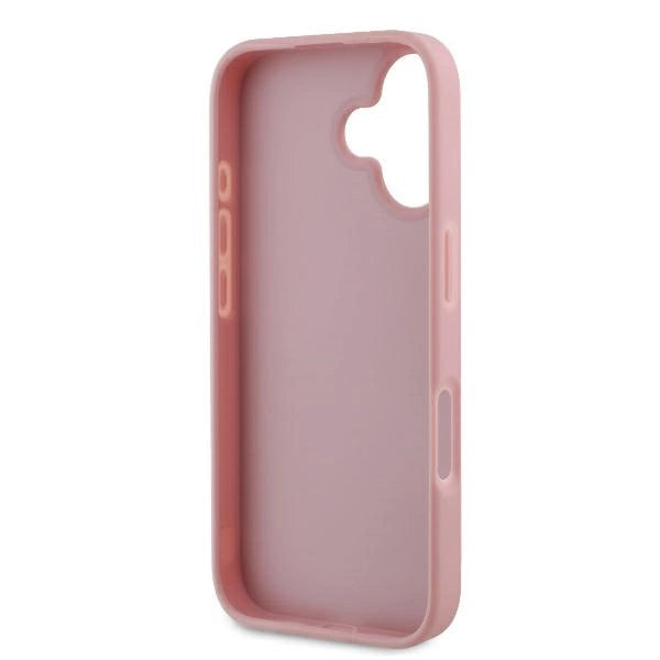 Guess Fixed Glitter Big 4G iPhone 16 Case - Pink_6