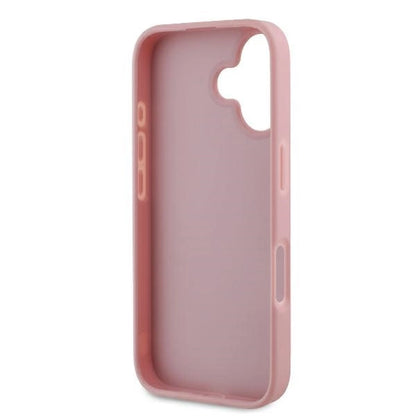 Guess Fixed Glitter Big 4G iPhone 16 Case - Pink_6