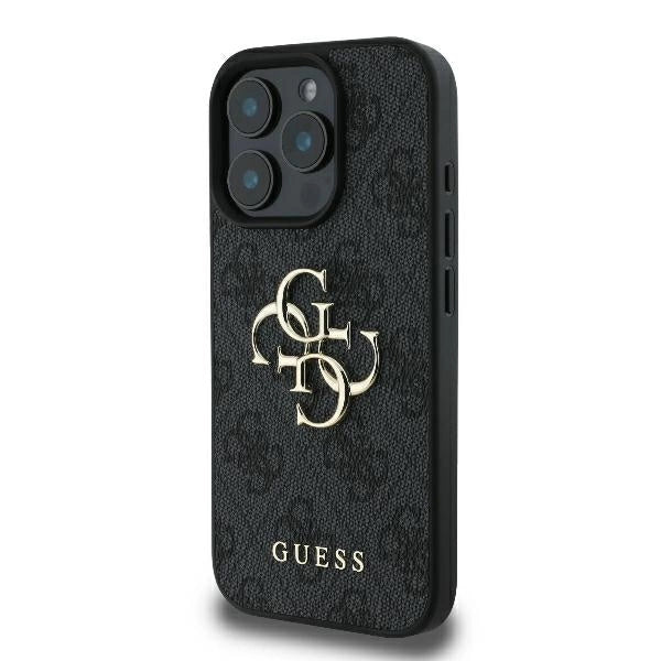 Guess 4G Big Logo iPhone 16 Pro Max Case - Black_1