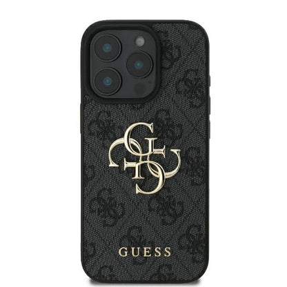 Guess 4G Big Logo iPhone 16 Pro Max Case - Black_2