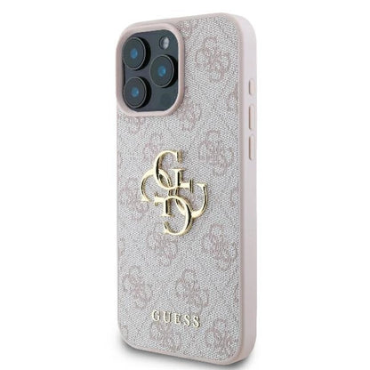 Guess 4G Big Logo iPhone 16 Pro Max Case - Pink_1