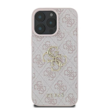 Guess 4G Big Logo iPhone 16 Pro Max Case - Pink_2