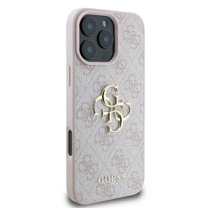 Guess 4G Big Logo iPhone 16 Pro Max Case - Pink_3