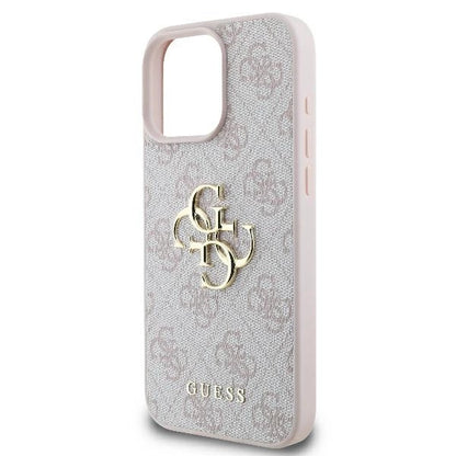 Guess 4G Big Logo iPhone 16 Pro Max Case - Pink_5