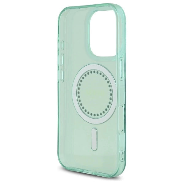 Guess IML Rhinestones MagSafe iPhone 16 Pro Max Case - Green_6