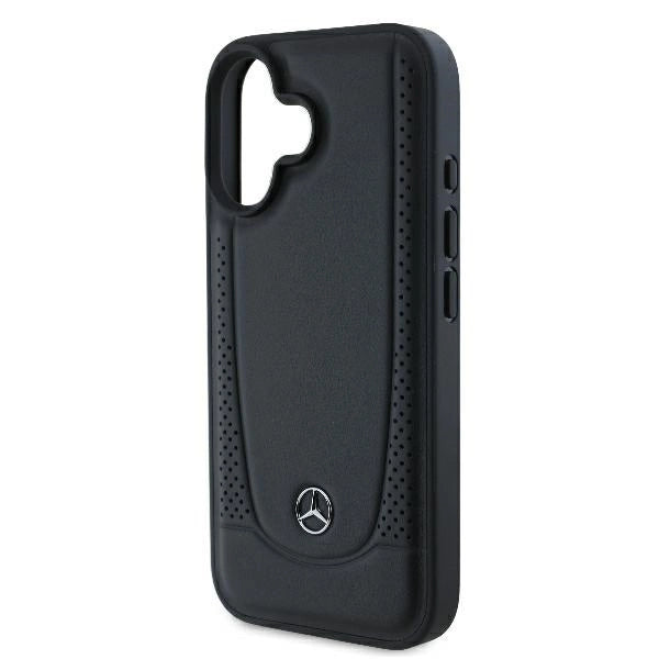 Mercedes Leather Urban iPhone 16 Plus Case - Black_5