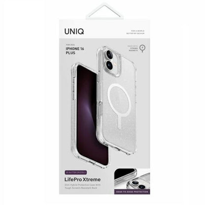 Uniq LifePro Xtreme Magclick Charging iPhone 16 Plus Case - Transparent_3