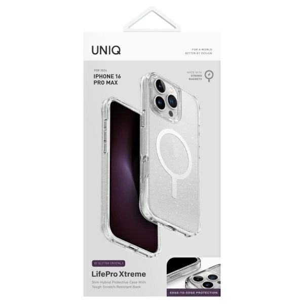 Uniq LifePro Xtreme Magclick Charging Case for iPhone 16 Pro Max - Clear_3