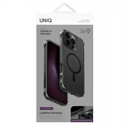 Uniq LifePro Xtreme Magclick Charging Case for iPhone 16 Pro Max - Gray_3