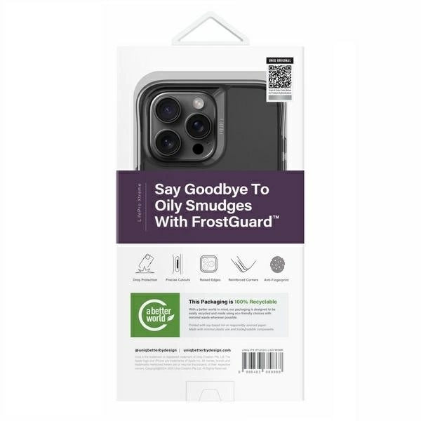 Uniq LifePro Xtreme Magclick Charging Case for iPhone 16 Pro Max - Gray_4