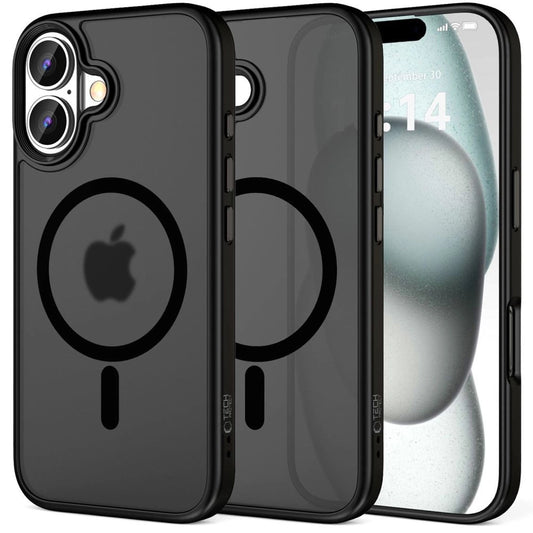 Tech-Protect MagMat MagSafe iPhone 16 Case - Black_0