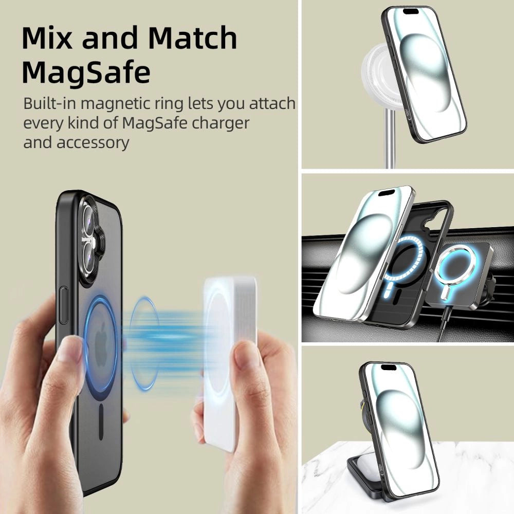 Tech-Protect MagMat MagSafe iPhone 16 Case - Black_2