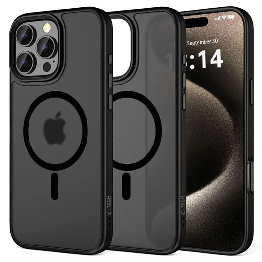 Tech-Protect MagMat MagSafe iPhone 16 Pro Case - Black_0