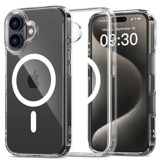 Tech-Protect FlexAir Hybrid MagSafe iPhone 16 Case - Clear_0