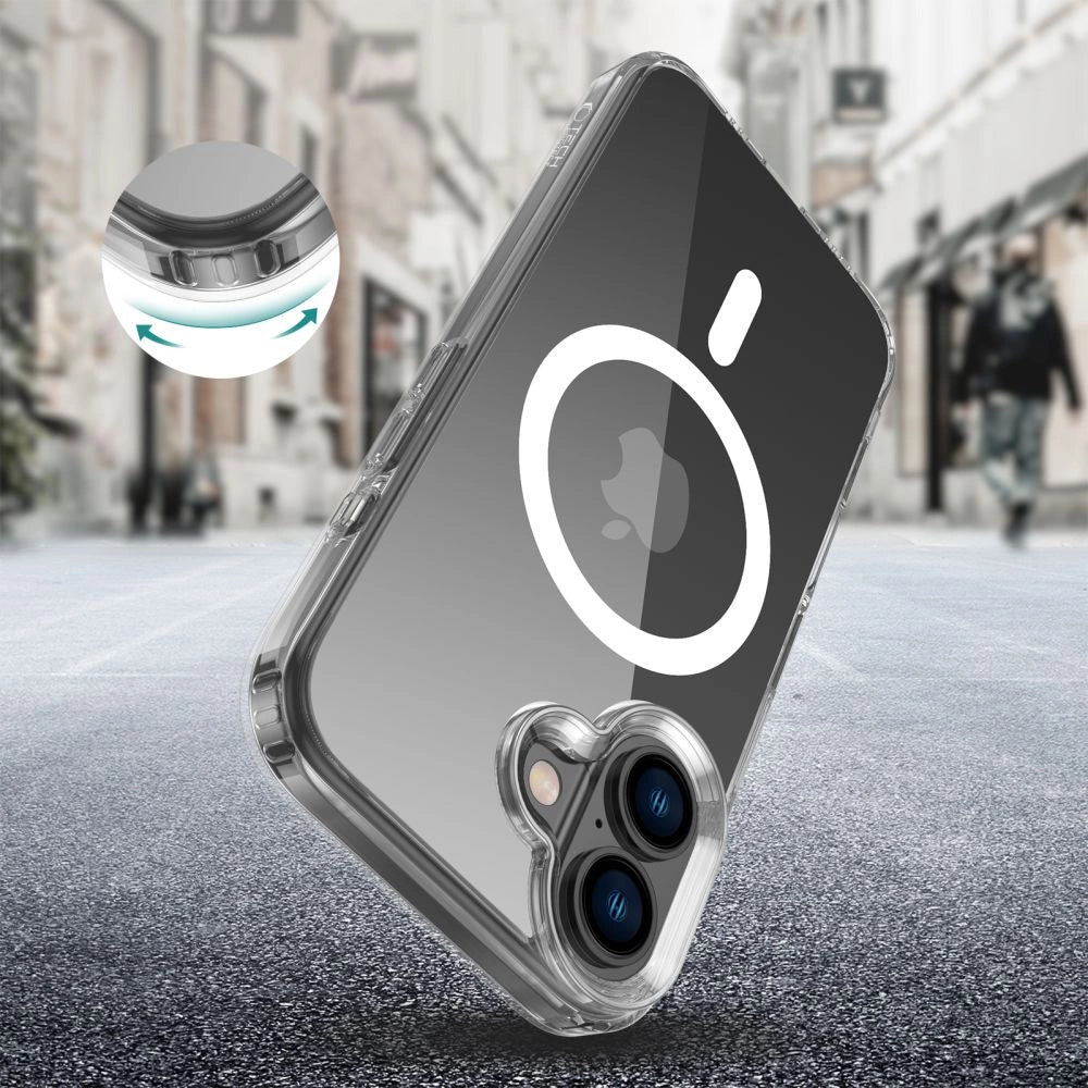 Tech-Protect FlexAir Hybrid MagSafe iPhone 16 Case - Clear_1