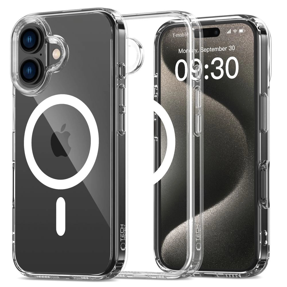 TECH-PROTECT FLEXAIR HYBRID MAGSAFE IPHONE 16 PLUS CLEAR_0