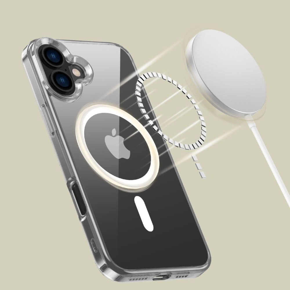 TECH-PROTECT FLEXAIR HYBRID MAGSAFE IPHONE 16 PLUS CLEAR_4