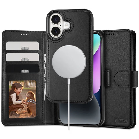 Tech-Protect Wallet MagSafe case with wallet for iPhone 16 - black_0