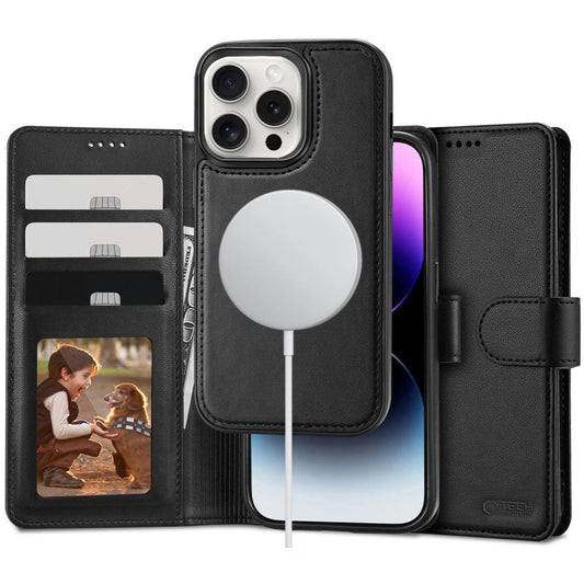 Tech-Protect Wallet MagSafe case with wallet for iPhone 16 Pro - black_0