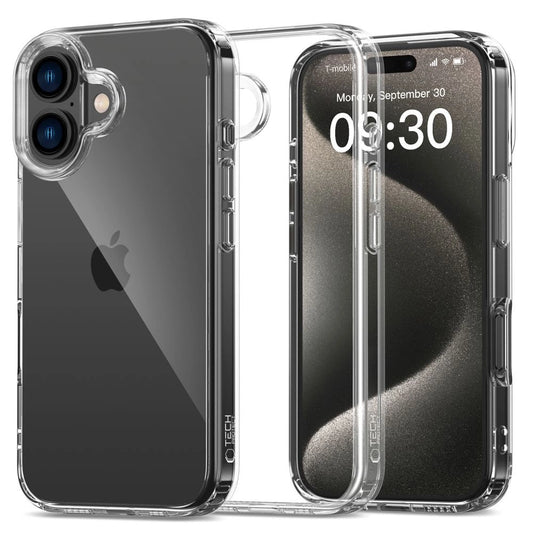 Tech-Protect FlexAir Hybrid Case for iPhone 16 - Clear_0