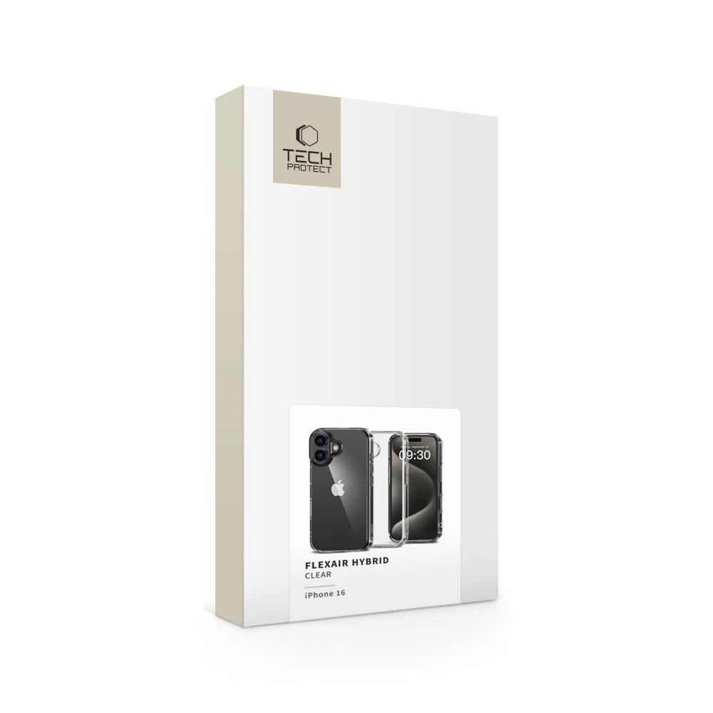 Tech-Protect FlexAir Hybrid Case for iPhone 16 - Clear_3