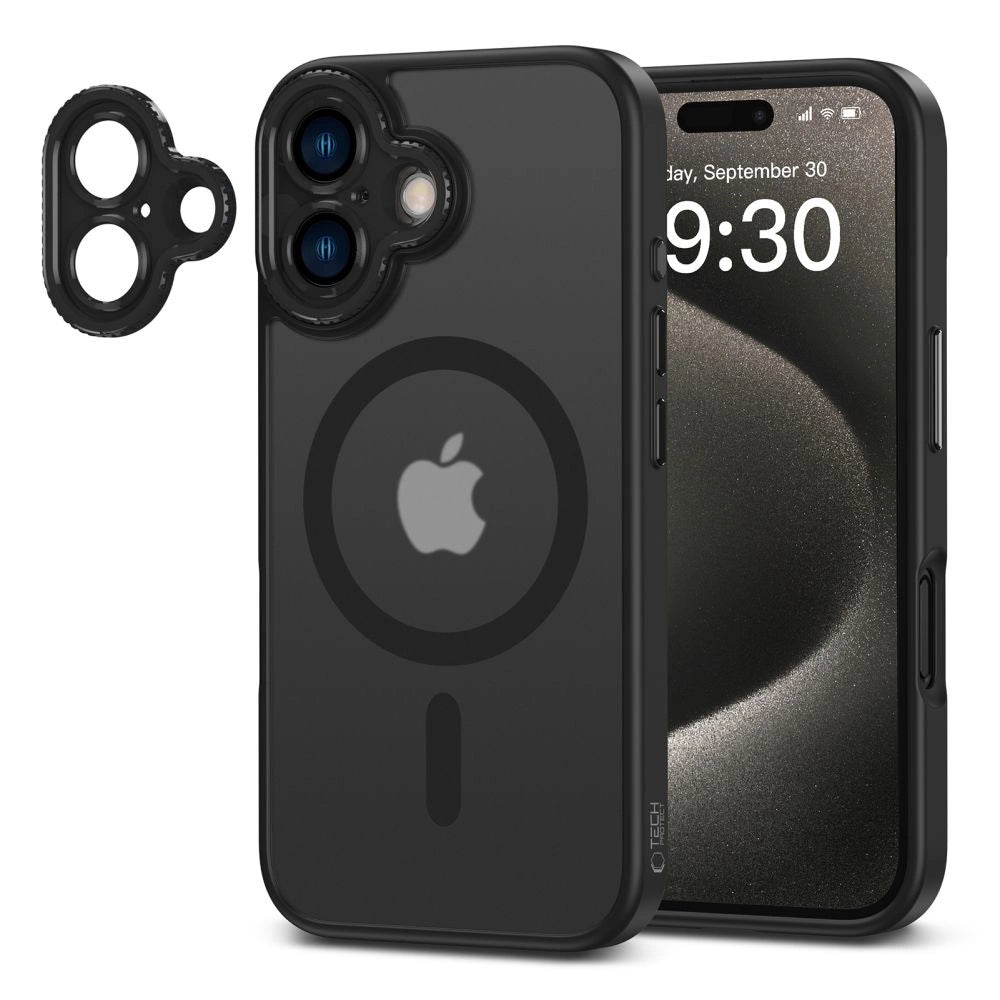 Tech-Protect MagCam MagSafe iPhone 16 Case - Semi-Transparent_1